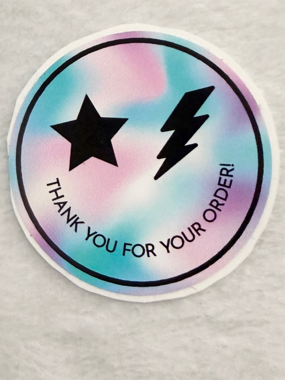 Thank you for your order - Sticker
